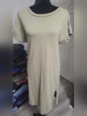 Soya Concept XS Banu T-Shirt Dress In Olive Color